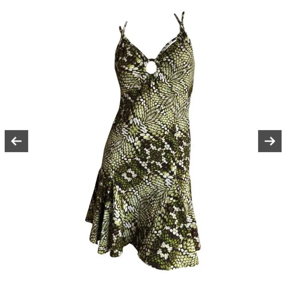 Roberto Cavalli Python Y2K Dress NWT